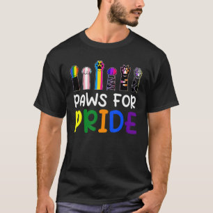Camiseta Patas Para O Mês Do Orgulho Lgbtq Gay Lésbicas Ani