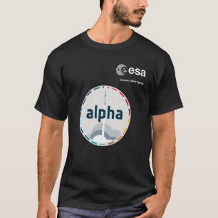Camiseta Patch da Missão da Agência Espacial Europeia da ES