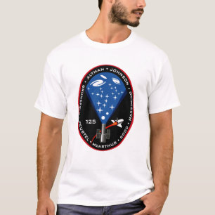 Camiseta Patch de Missão do Telescópio Espacial Hubble ST