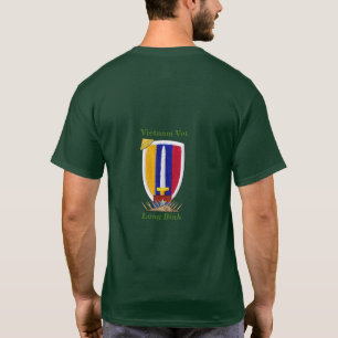 Camiseta Patch de Vetes de Guerra Vietnamita do Exército U