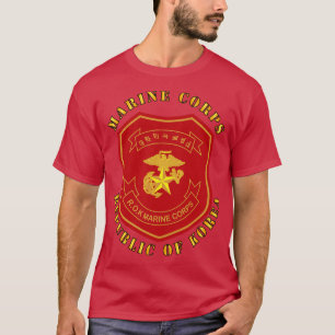 Camiseta Patch do Corpo Marinho da República da Coreia