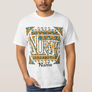 Camiseta Patchwork Blue Dourado Costume t-shirt