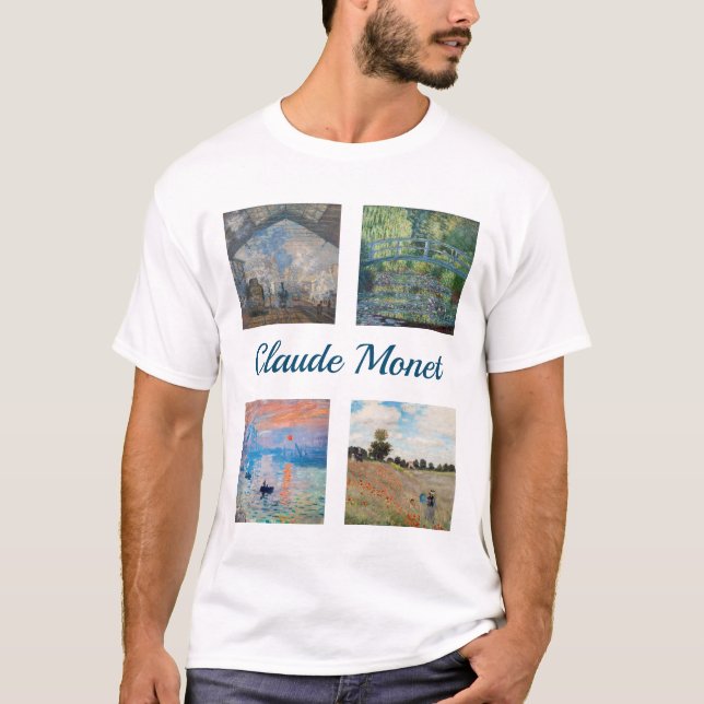 Camiseta Patchwork de Claude Monet (Frente)