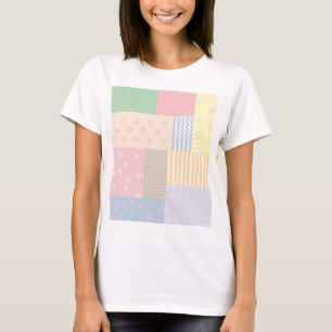 Camiseta Patchwork de Pastel
