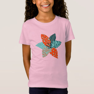 Camiseta Patchwork Flor Summer Kids Girls