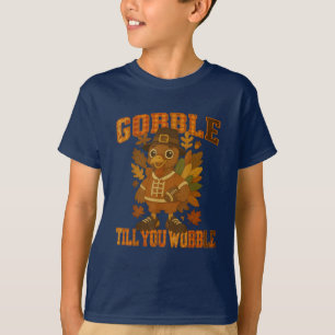 Camiseta Patchwork Gobble até você embaralhar a Turquia
