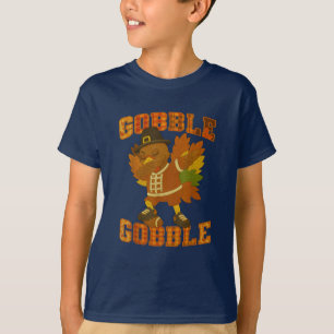Camiseta Patchwork Gobble Dab Turkey Boys