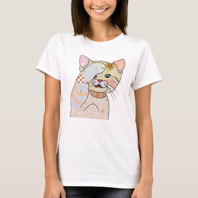 Camiseta Patchworkkatze (Frente)