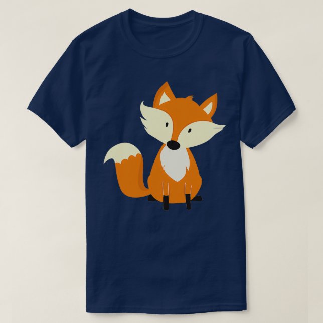 Camiseta Patente Animal Fox Cute Design (Frente do Design)