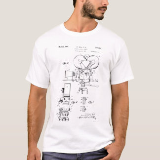 Camiseta Patente da Câmera de Filme
