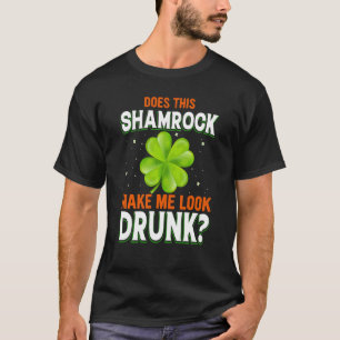 Camiseta Patente de Rua de Shamrock de Celebração do Partid