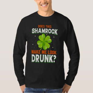 Camiseta Patente de Rua de Shamrock de Celebração do Partid