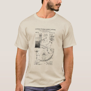 Camiseta Patente dos EUA - Pedal de Tambor