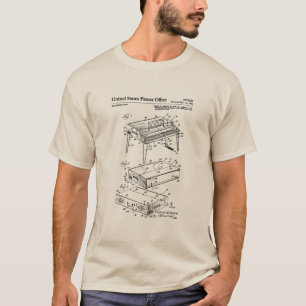 Camiseta Patente dos EUA - Piano Elétrico