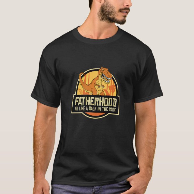 Camiseta Paternidade Como Uma Caminhada No Parque Tee Pai M (Frente)