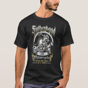 Camiseta Paternidade Motocicletas Biker Pai Motocicleta Pai