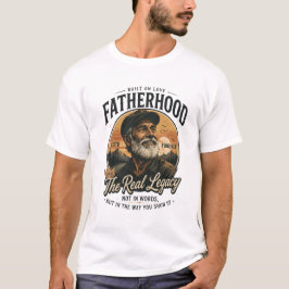 Camiseta Paternidade O Legado Real Dia dos Pais Vintage
