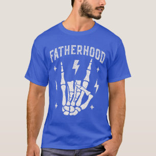Camiseta Paternidade Rocha Esqueleto Divertido Pai Vida Dia