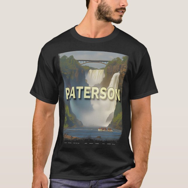 Camiseta Paterson New Jersey Nj Waterfall Wonderland Sd617  (Frente)