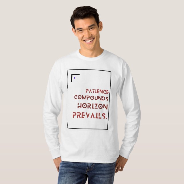 Camiseta Patience Compounds | presente para invest (Frente Completa)