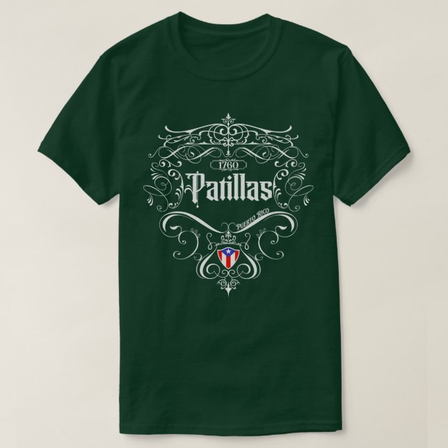 Camiseta Patillas Vintage design (Frente do Design)