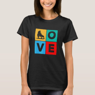 Camiseta Patinação artística Hóquei no gelo Patinação Patin