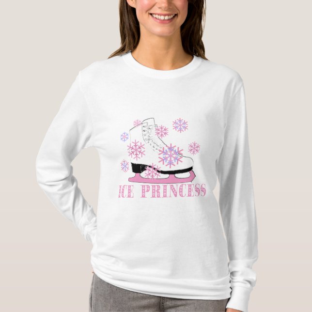 Camiseta Patinação da Princesa do Gelo (Frente)