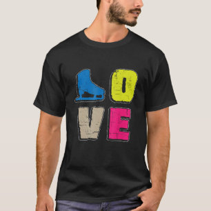 Camiseta Patinação de gelo é amor patinagem de gelo