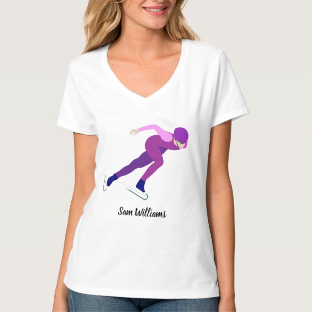 Camiseta Patinação de velocidade (Frente)