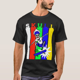 Camiseta Patinação Esqueleto