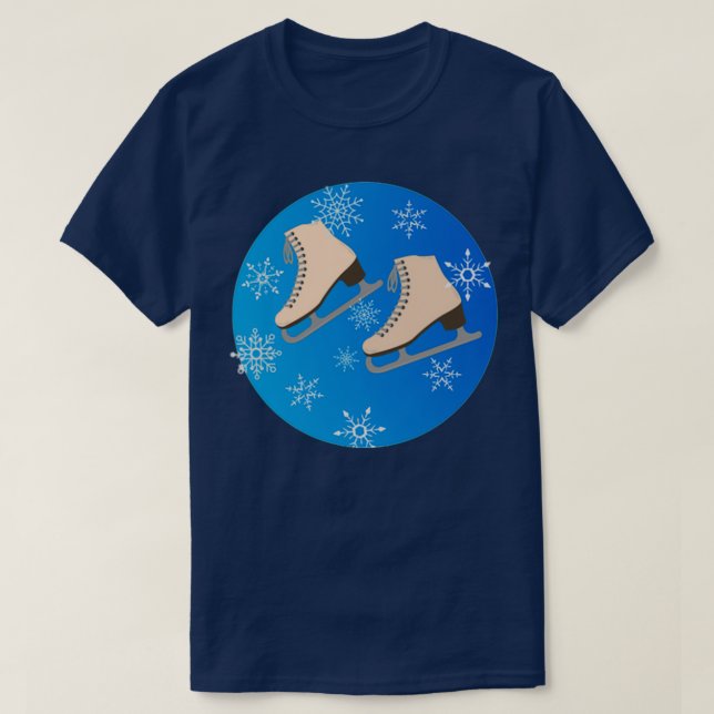 Camiseta Patinação no gelo 77 2 (Frente do Design)