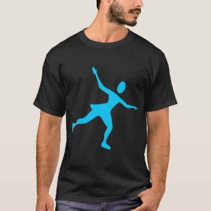 Camiseta Patinação no gelo - Azul-Céu