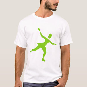 Camiseta Patinação no Gelo - Verde Marciano