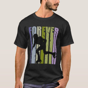Camiseta Patinação Retro para Sempre Motivacional Inspirado