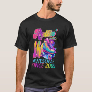 Camiseta Patinação sobre Rodas Aniversário de 16 Anos Garot