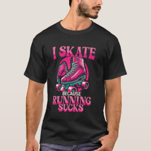 Camiseta Patinação Sobre Rodas Legal Garota dos Anos 70 Ret