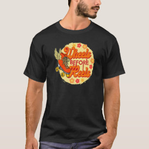 Camiseta Patinação Sobre Rodas Legal Garota dos Anos 70 Ret