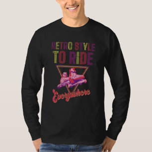 Camiseta Patinação Sobre Rodas Para Andar Em Qualquer Lugar