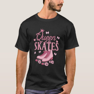 Camiseta Patinação sobre Rodas Patinadora dos Anos 80 Rainh