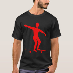 Camiseta Patinação - Vermelho