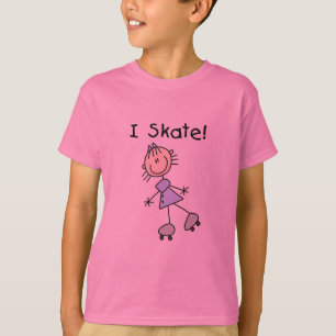 Camiseta Patinador da menina