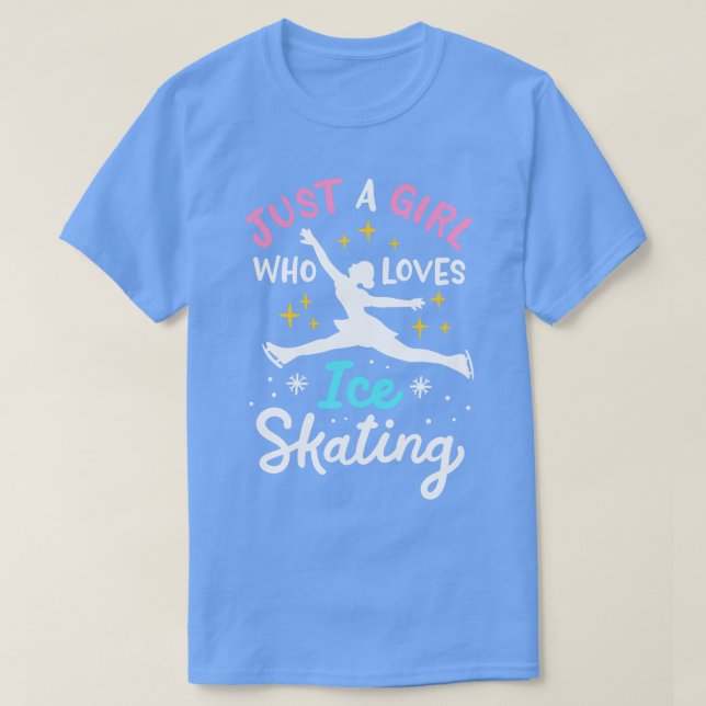 Camiseta Patinador De Gelo 3 (Frente do Design)