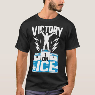 Camiseta Patinador De Gelo Com Ice Patinador Figura Velocid