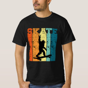 Camiseta patinador de patinagem de patinagem
