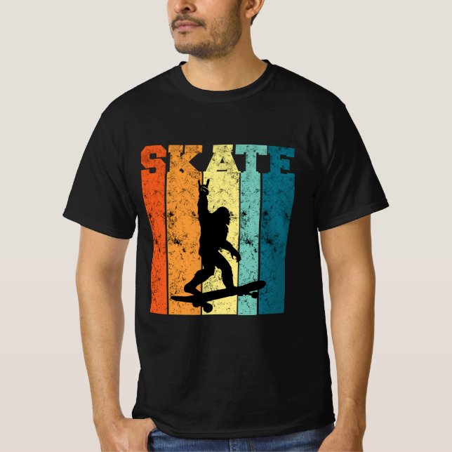 Camiseta patinador de patinagem de patinagem (Frente)