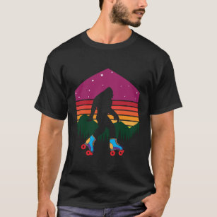 Camiseta Patinador de Rollerskate do Rollerblade de Bigfoot