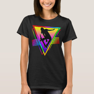 Camiseta Patinador de Skate Retro