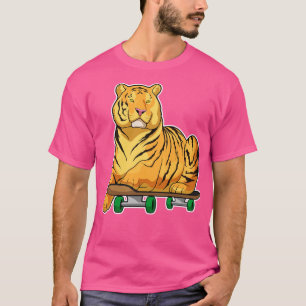 Camiseta Patinador de Tigre Skateboard 2