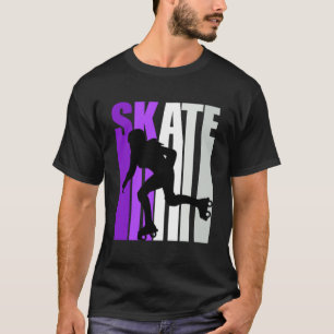 Camiseta Patinador em linha do ventilador do cilindro bonit