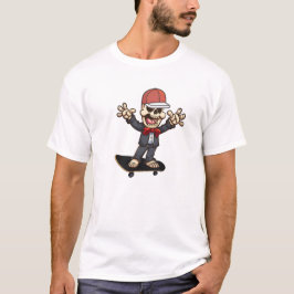 Camiseta Patinador Esqueleto